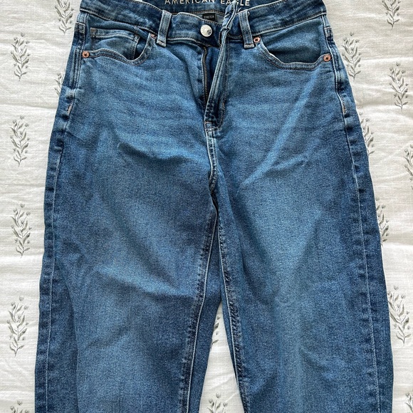 American Eagle Outfitters Denim - American Eagle Outfitters Blue Boyfriend Jeans High-Rise